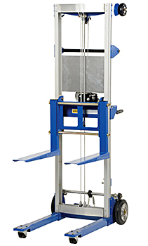 Is it possible to remove the front wheels and bars of the Vestil A-LIFT-R Hand Winch Lift Truck for transportation purposes?