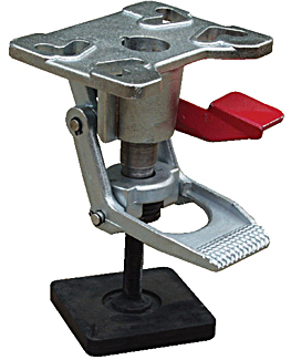 I have a 850Kg weight cart on casters. Can I use this device to keep it steady in one place?
