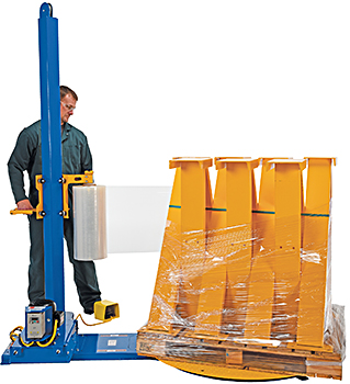 Does the Vestil SWA-50 Stretch Wrap Machine need to be installed and fixed to the ground?