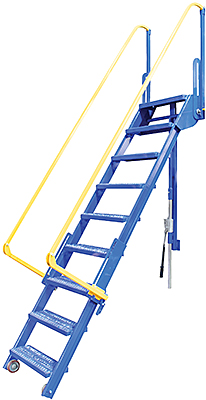 Can the Vestil LAD-FM-108 Mezzanine Ladder be customized in width?