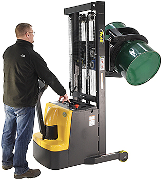 Can Vestil S-MU-VDGR-64 Powered Drum Dumper come with a scale on it?