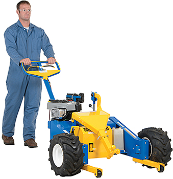Do you have an attachment for the Vestil PTM-GPT Gas Powered Trailer Mover that will pick up the nose wheel of airplane to move it?