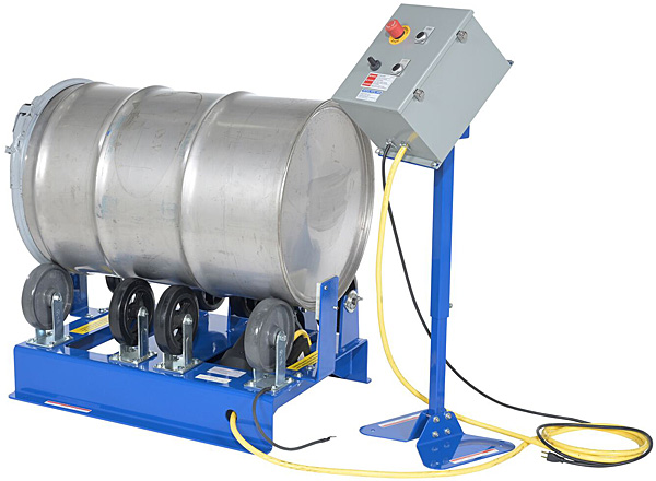 Are the non-drive wheels on the Vestil DRM-H-3055 Horizontal Drum Mixer truly adjustable as shown in the picture?
