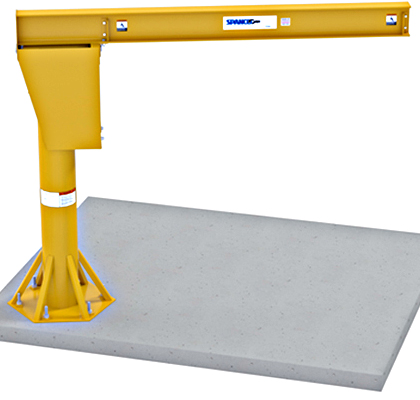 Spanco 600-Series 500 LB Foundationless Jib Cranes Questions & Answers