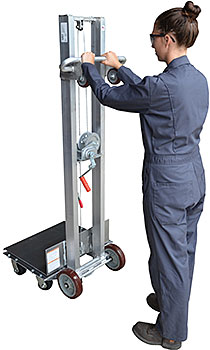 Can the ALLW-2020-FW Vestil Aluminum Lite Load Lift be used to transfer patient from bed to wheelchair?