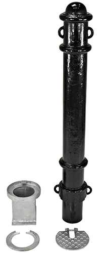 Vestil BOL-OR-40-BK Removable Ornamental Bollard Questions & Answers