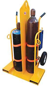 Are the cylinders included with the Vestil CYL-2 Welding Cylinder & Torch Cart?