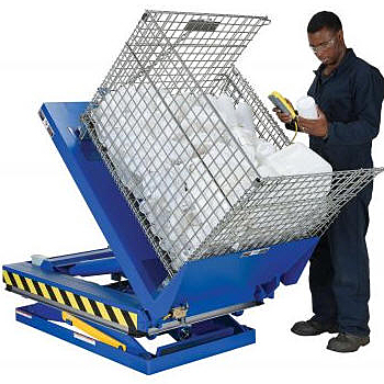 Do the Vestil EHLTT-4848-2-47 Lift & Tilt Scissor Table need to be anchored to the floor, and what are the anchoring requirements?
