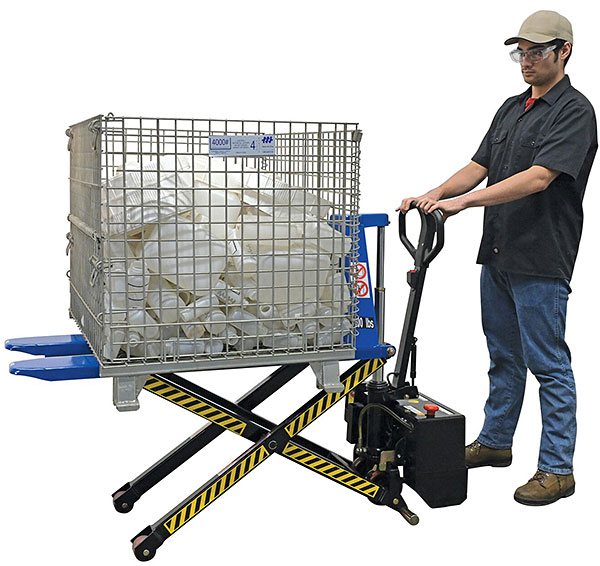 Does the Vestil L-220-DC-HD High Lift Pallet Truck, or a similar unit, come with a keyed ON/OFF switch?