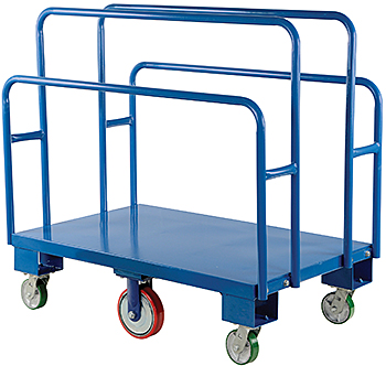Can either of the uprights be easily removed after the assembly of the Vestil PANEL-V Vertical Panel Cart?