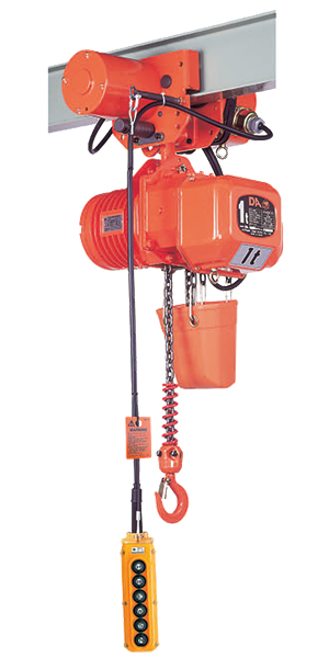 What is the weight of the Elephant DAM-1S-10-3-230-60 Electric Hoist with Trolley?