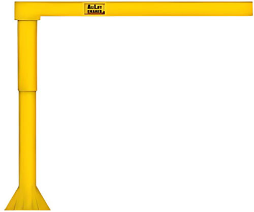 What size hole is needed for the AB-FL5 anchor bolts for ALL Lift FL51010 1/4 Ton Foundationless Jib Crane?