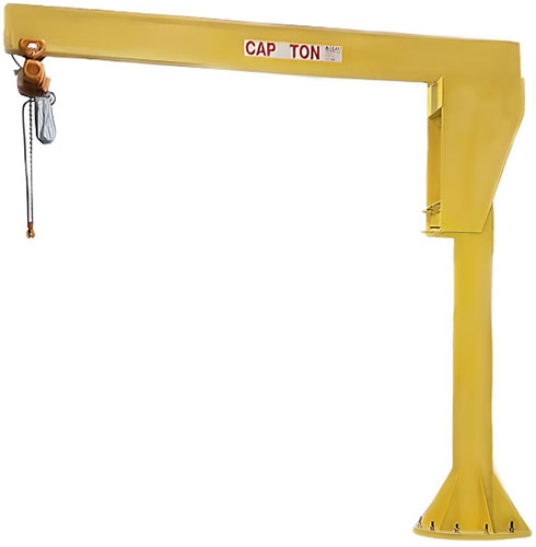 Does the All Lift H61010 Three Ton Floor Mounted Jib Crane ship assembled & crated?