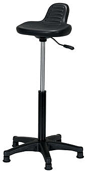 What is the overall wheelbase measurement for the Vestil WLPS-2 Assembly Chair with the taller seat and base rest?