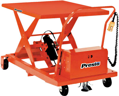 Is the XBP36-20 Presto mobile lift table battery powered?