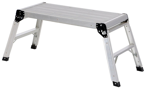 What is the weight of the Vestil AFSP-2 folding step platform?