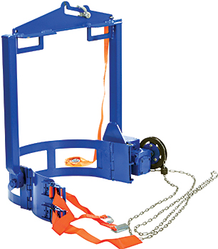 Are there any images of the Vestil DCT-2000 Vertical Drum Lifter/Rotator options?